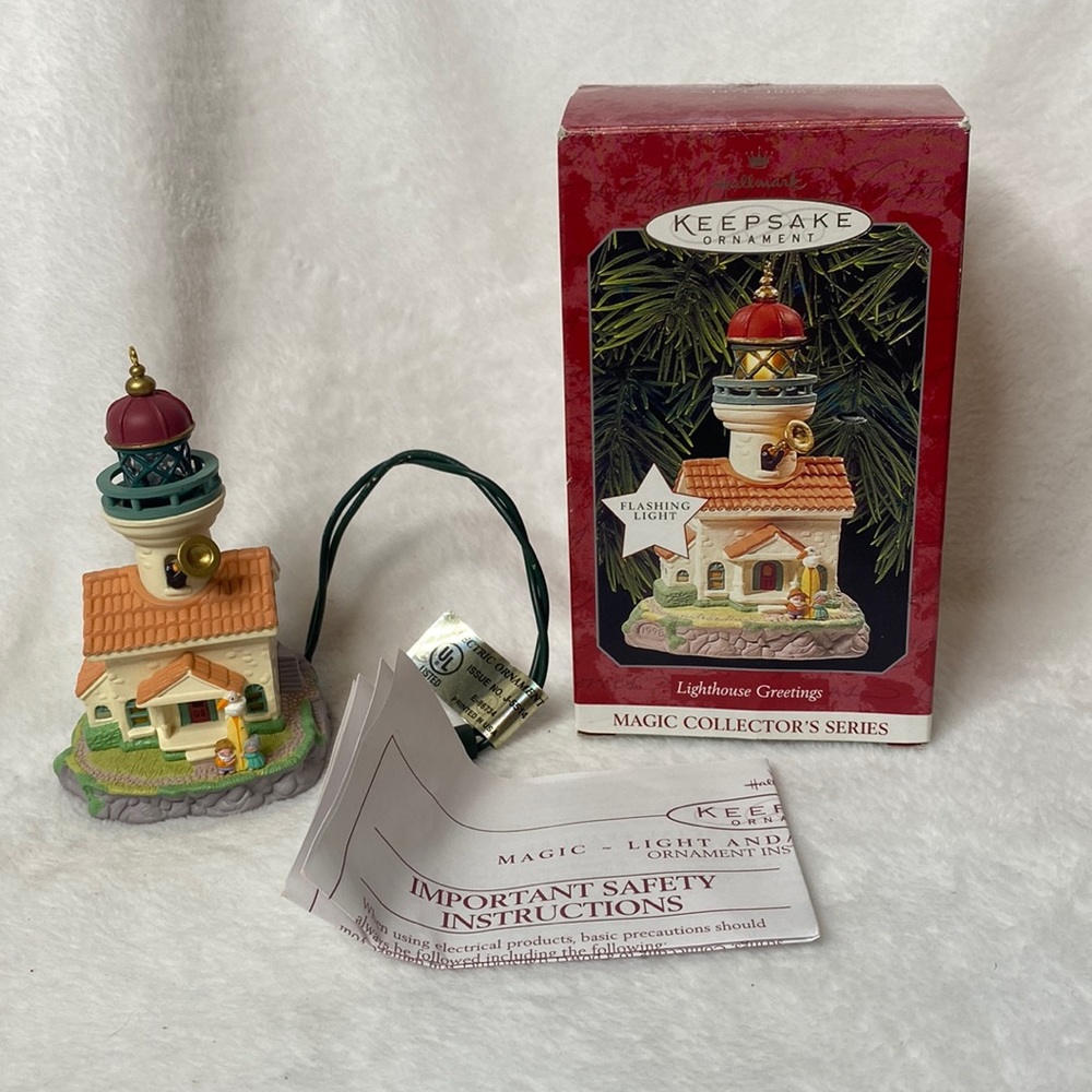 Hallmark Keepsake Vintage 1998 Lighthouse Greetings Magic Collector’s Series